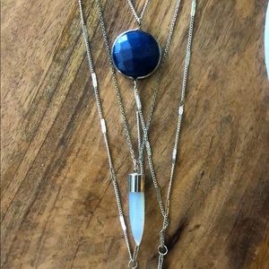 Free People Multi-layered Gold Necklace